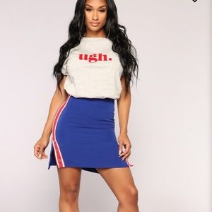 Fashionova new with tags Sophia snap skirt size L